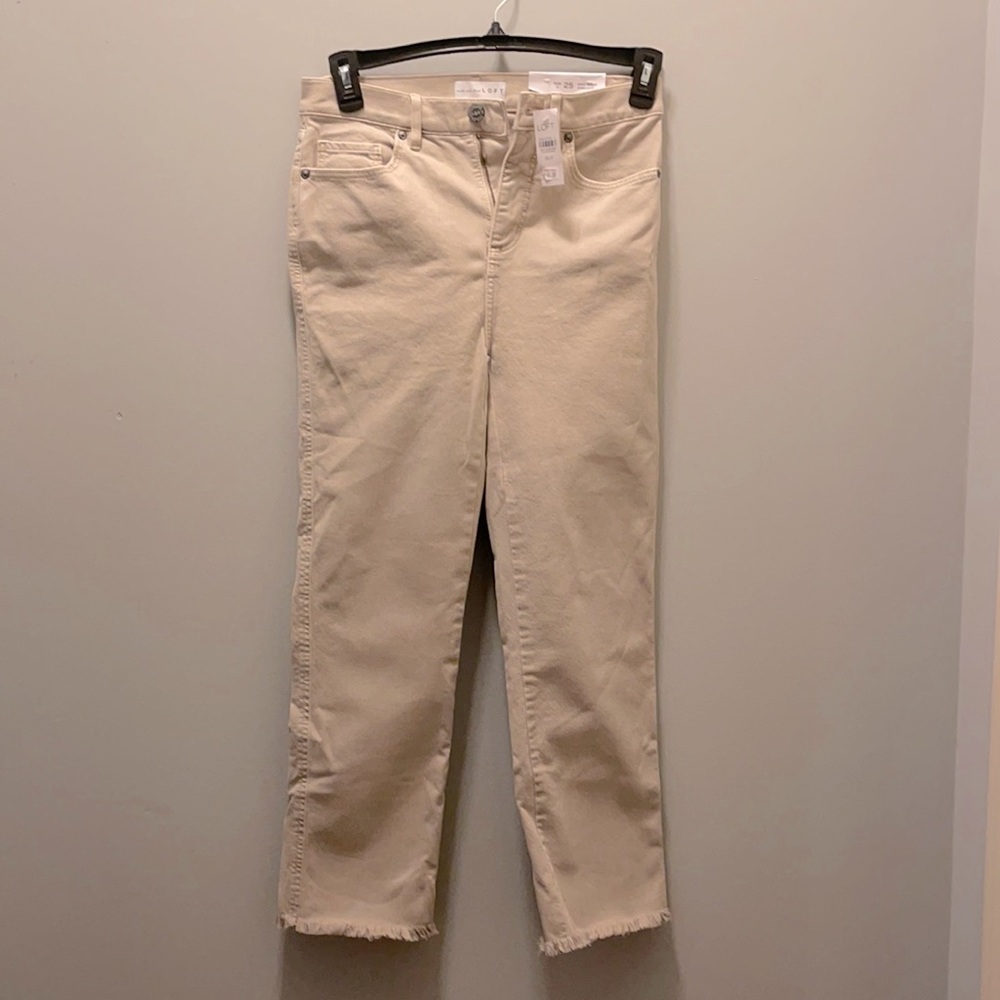 Loft grey denim size 0
